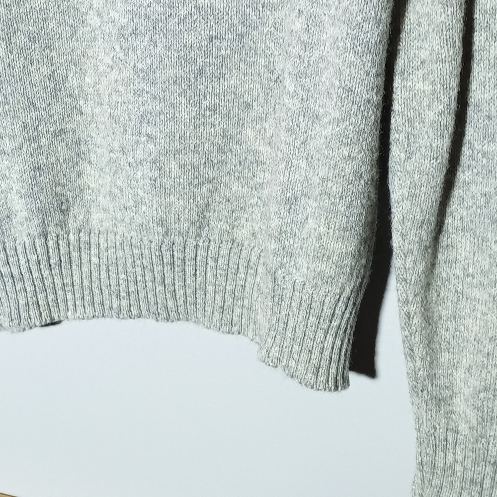 Vintage Jantzen Light Gray Knit Sweater Made In USA Vintage Wool Medium - Picture 8 of 12